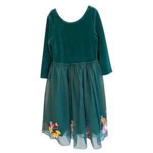 mini boden velvet tulle dress Velvet Tulle Appliqu Dress Girls Kids Boden
